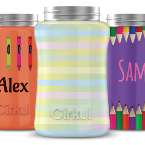 Custom 12oz. Stainless Steel Bottle & Comfort Grip Lid