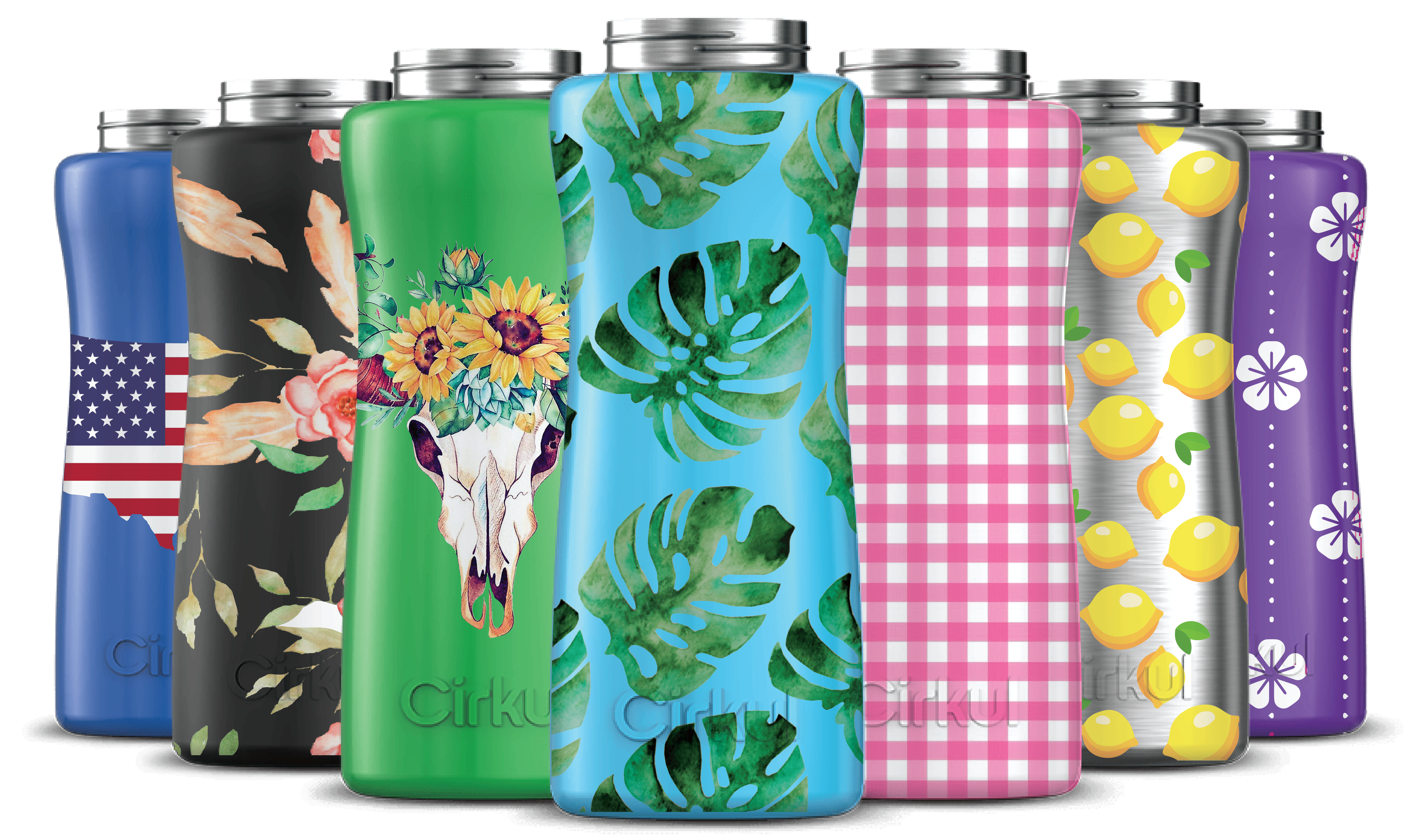 Custom 32oz. Stainless Steel Bottle & Comfort Grip Lid