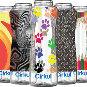 Custom 42oz. Plastic Bottle & Comfort Grip Lid