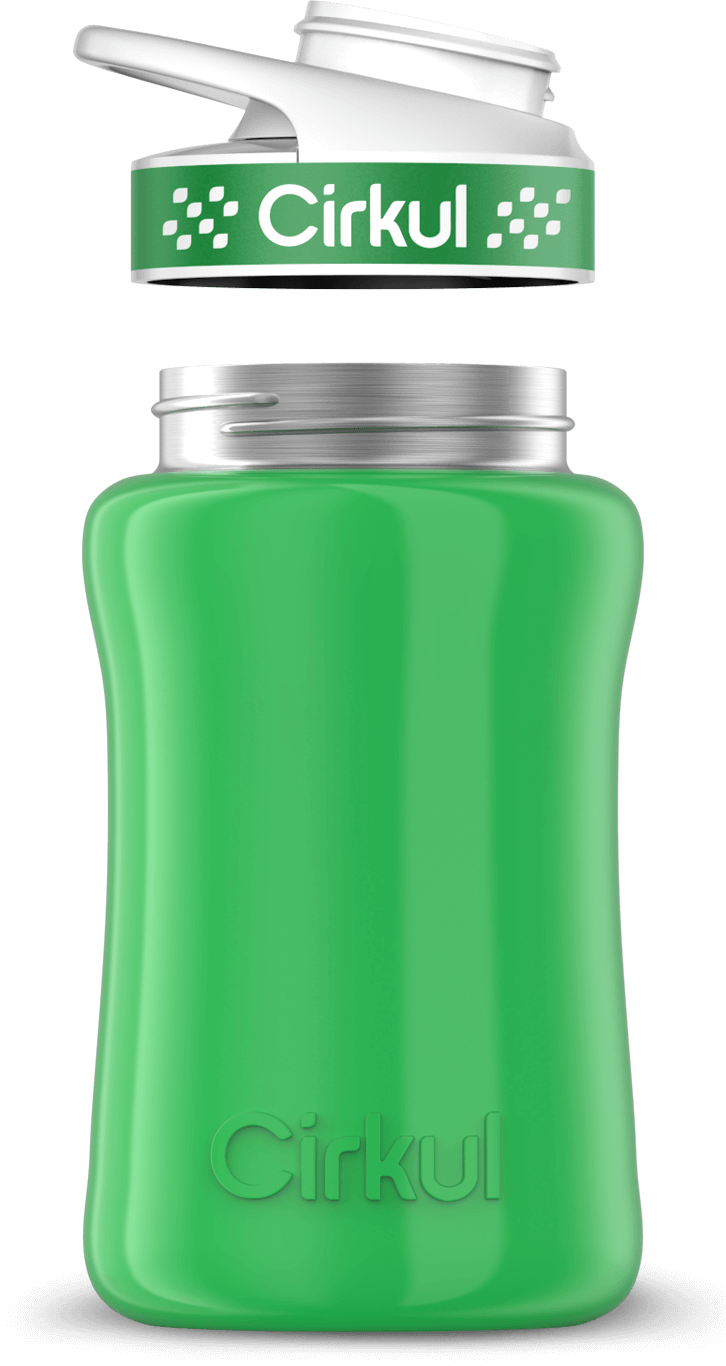 Custom 12oz. Stainless Steel Bottle & Comfort Grip Lid - Image 4