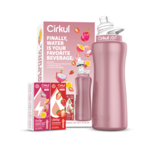 32oz. Rose Gold Stainless Steel Bottle Starter Kit