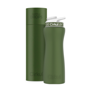 Limited Edition: 22oz. Matte Dark Green Stainless Steel Bottle & Lid